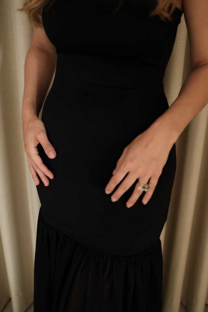 Vestido tulipán negro