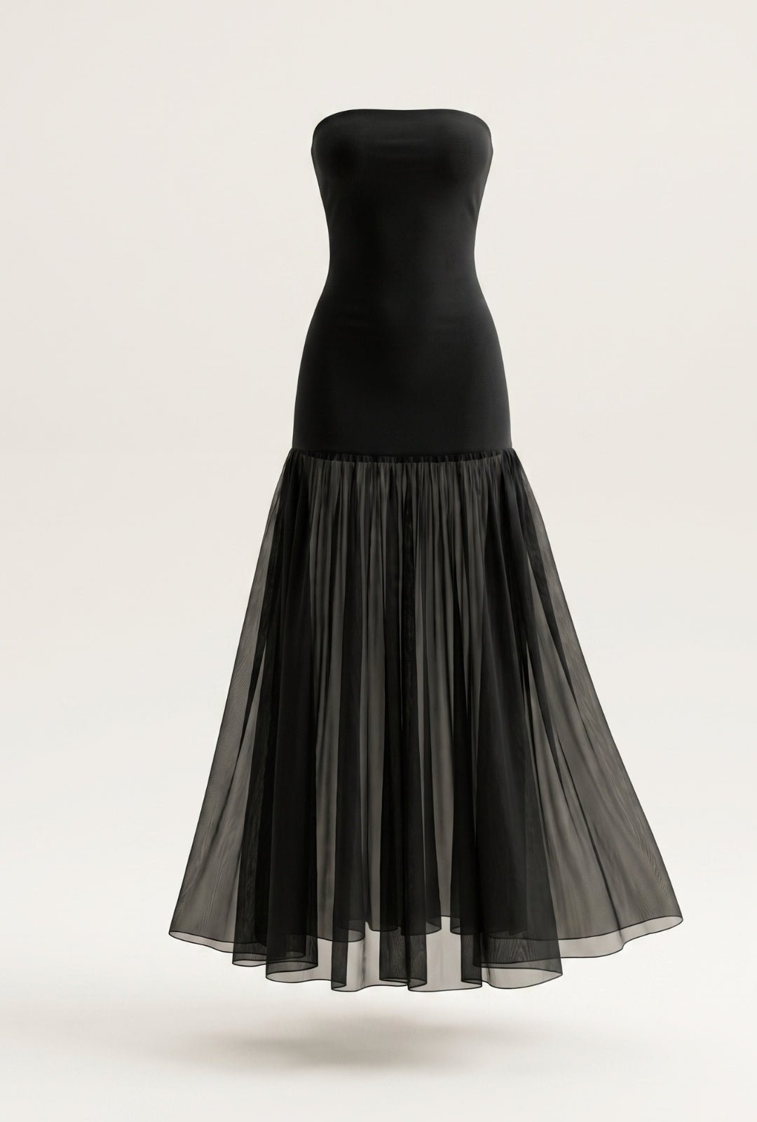 Vestido tulipán negro