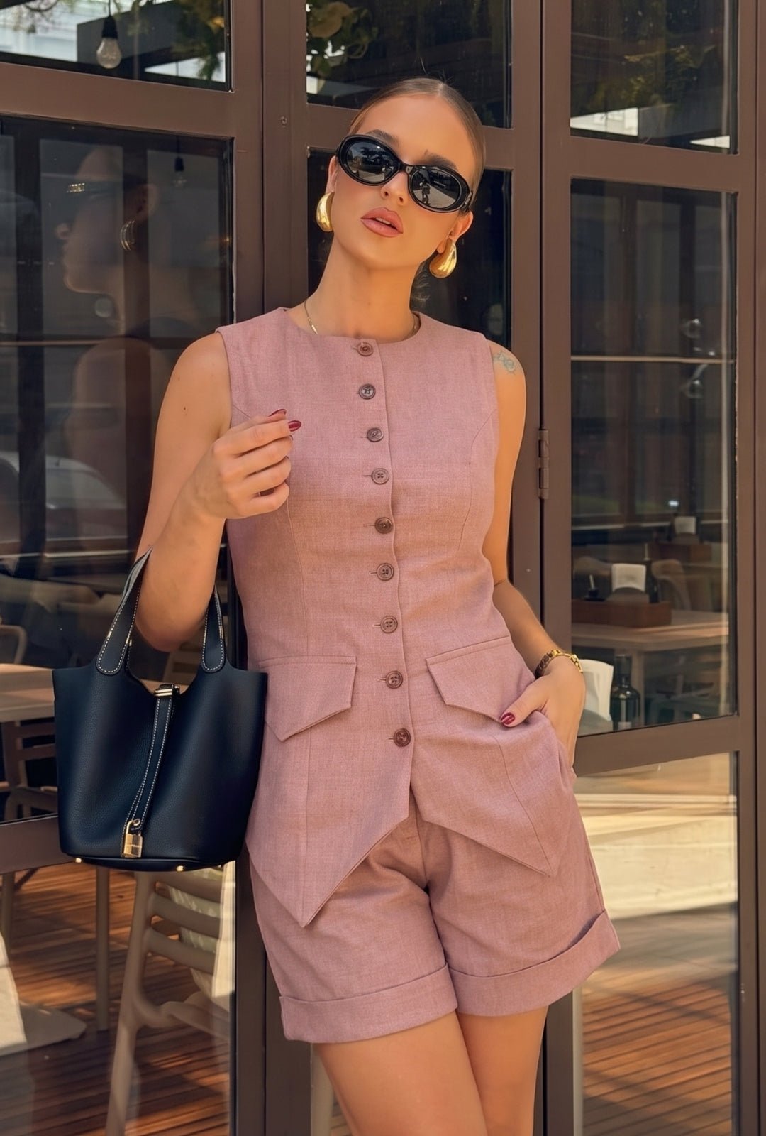 Set fragmento rosa