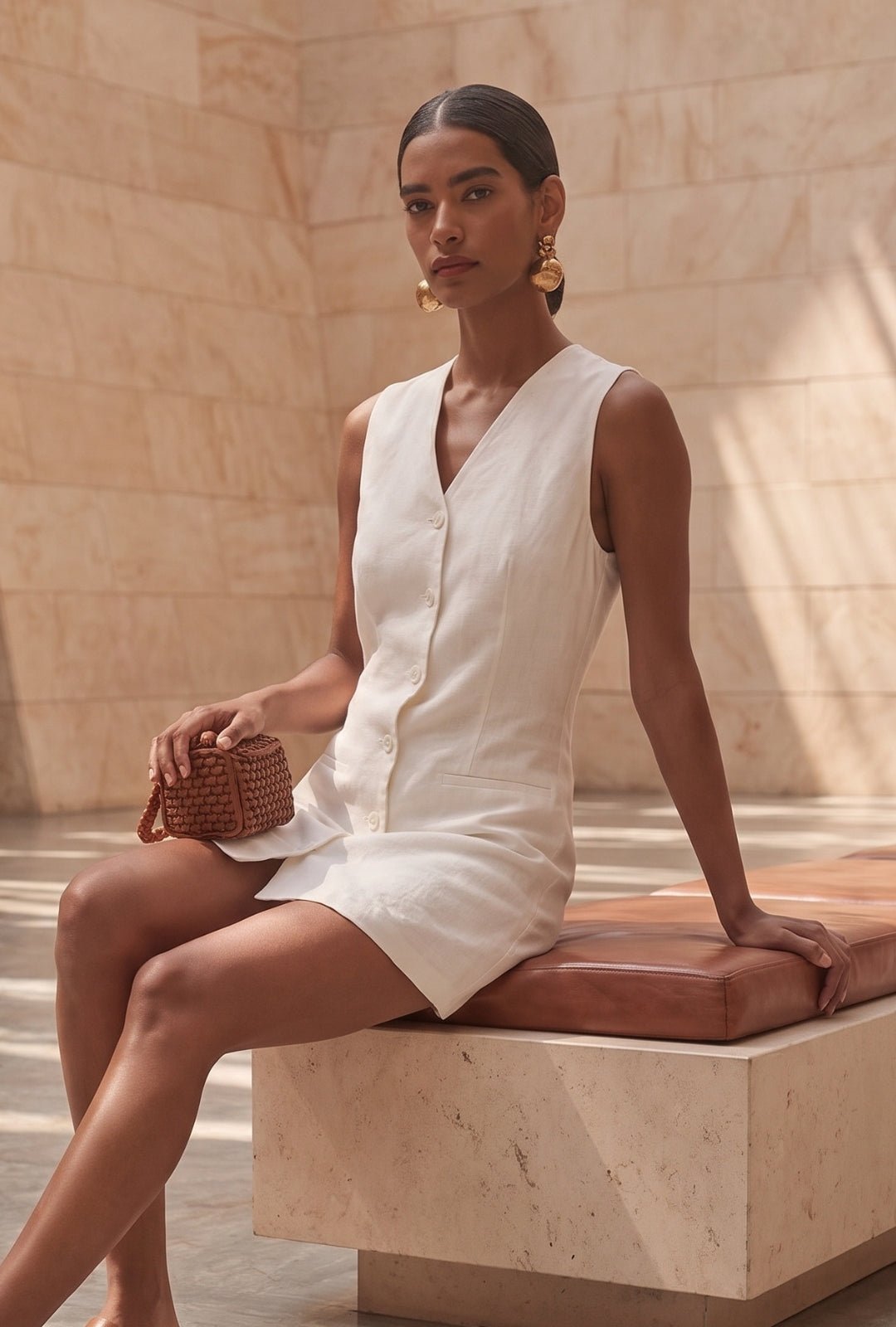 Vestido Halo blanco