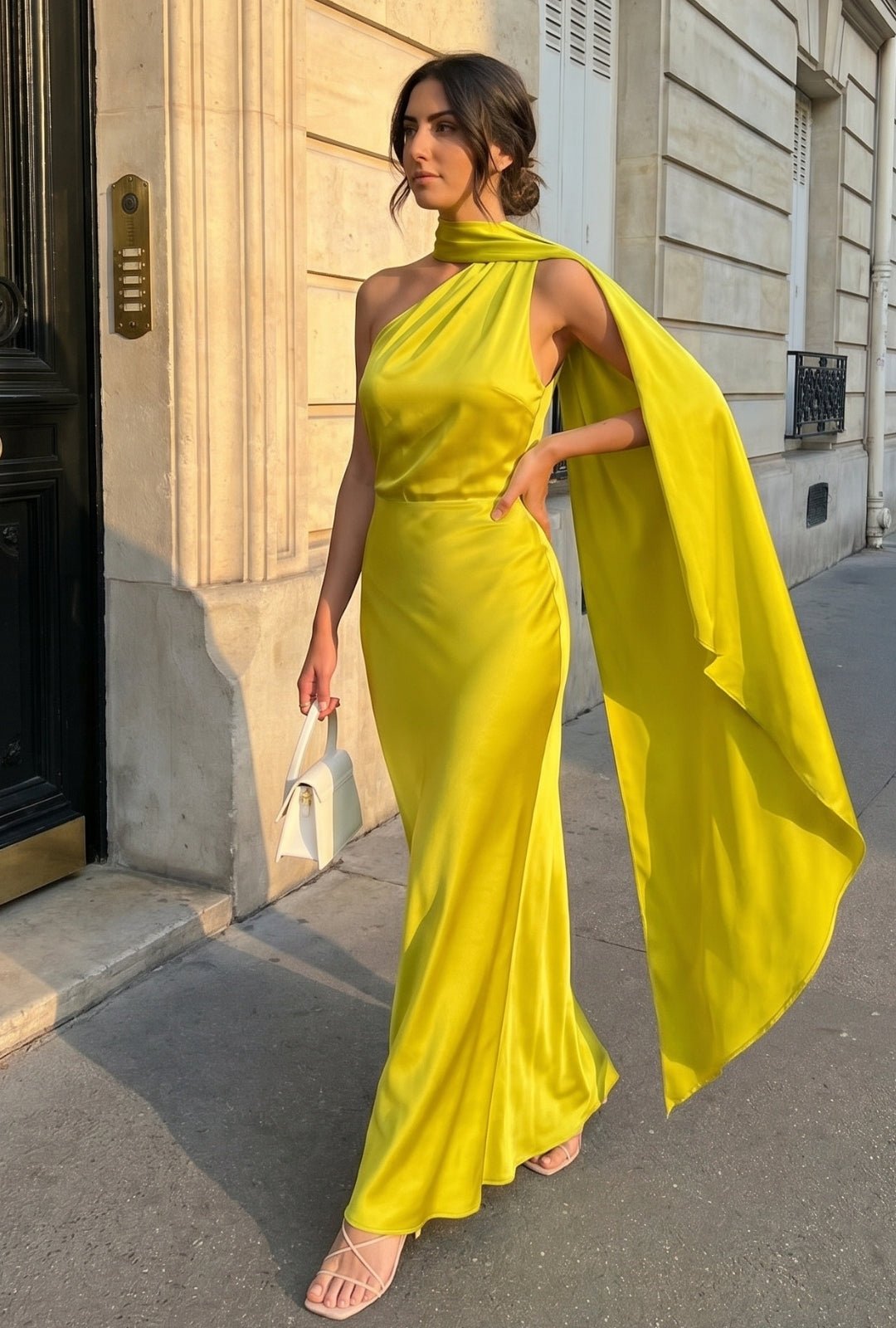 Vestido Bruma pistacho
