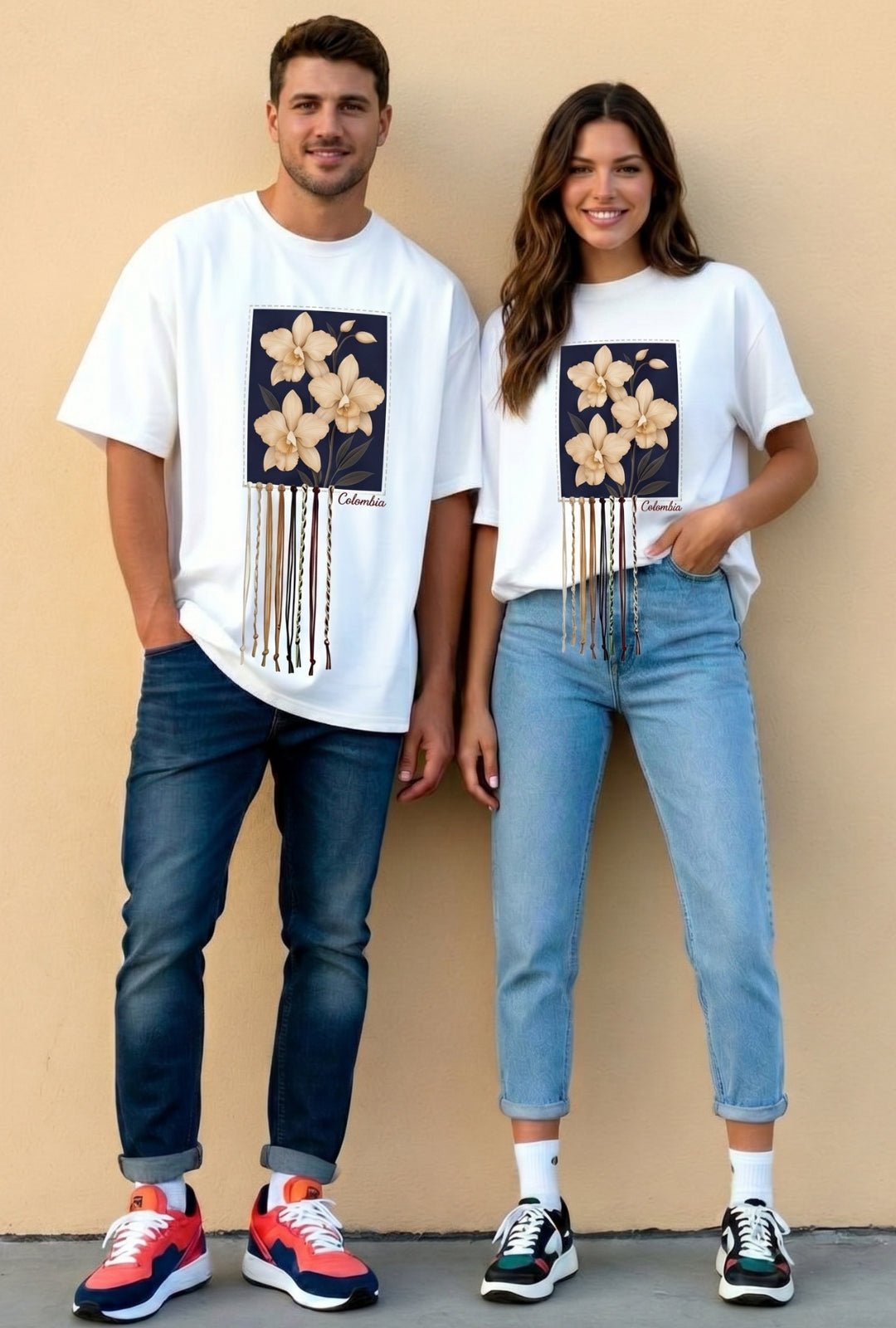Camiseta retrato colombiano