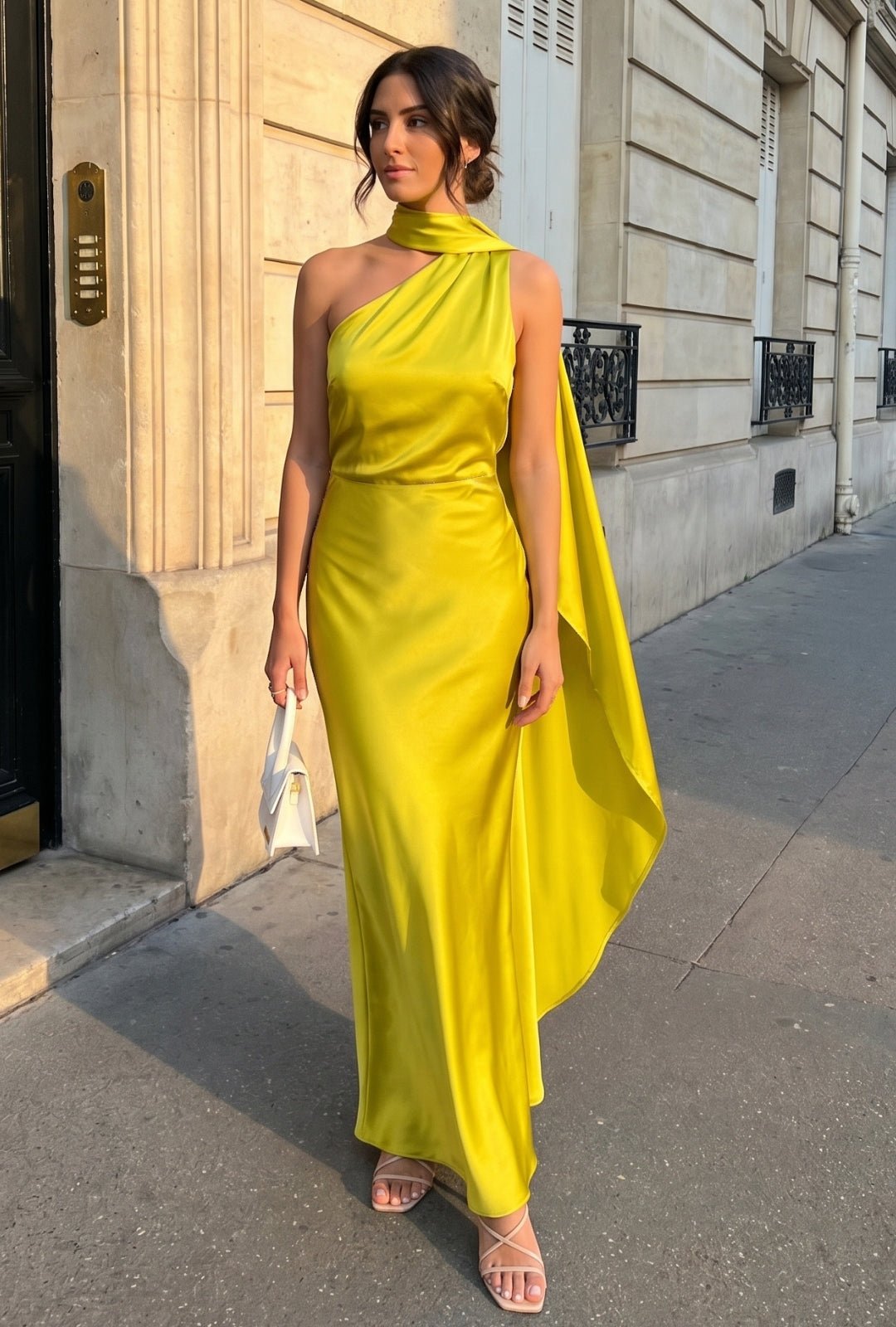 Vestido Bruma pistacho