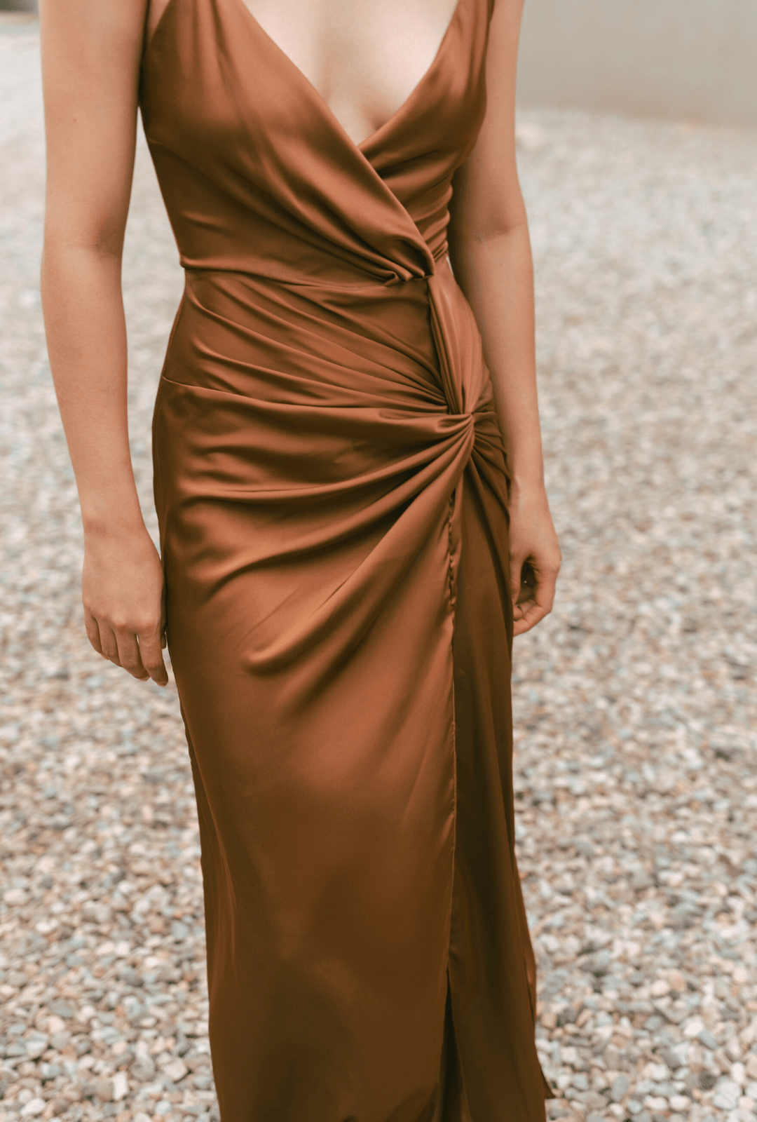 Vestido inversa cocoa
