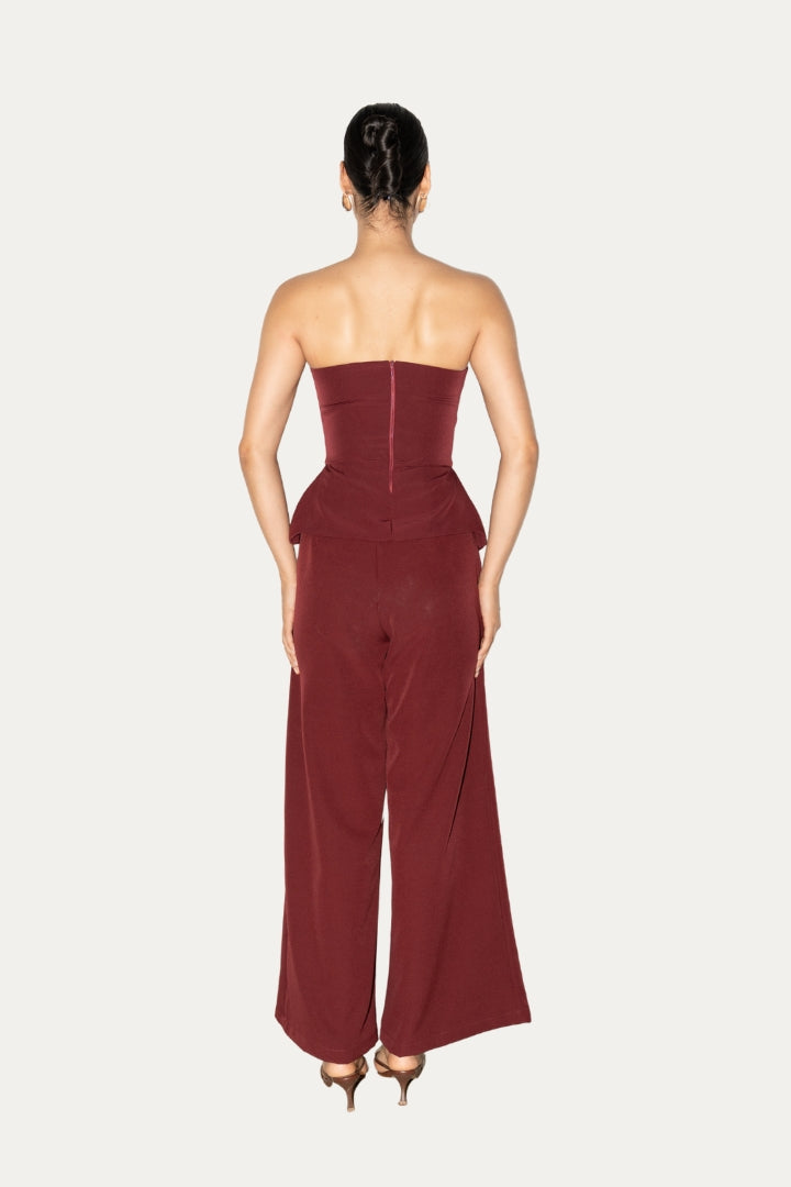 Set ópalo vinotinto