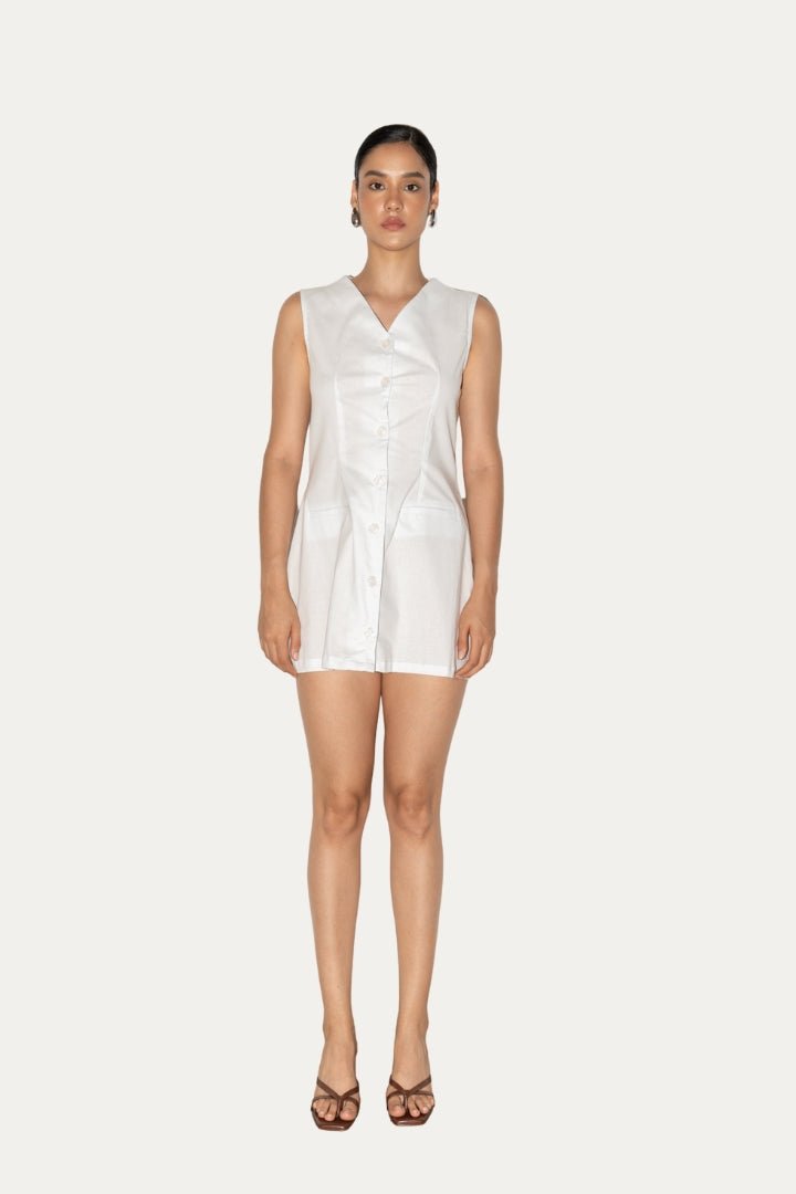 Vestido Halo blanco