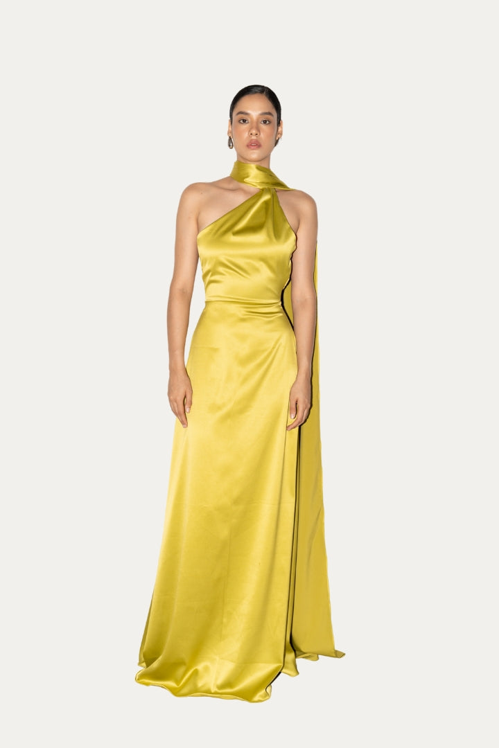 Vestido Bruma pistacho