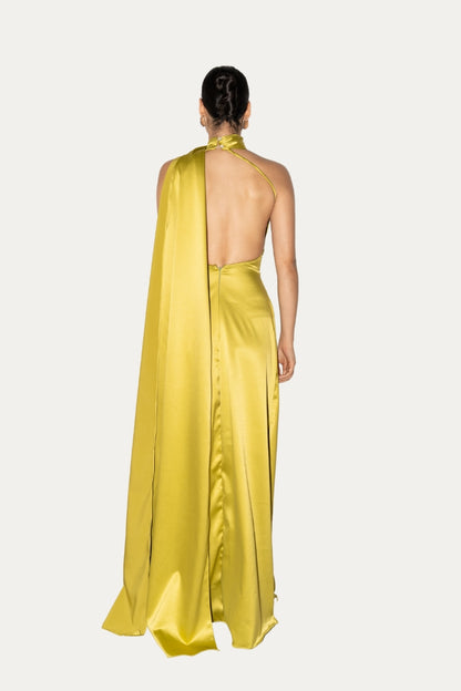 Vestido Bruma pistacho