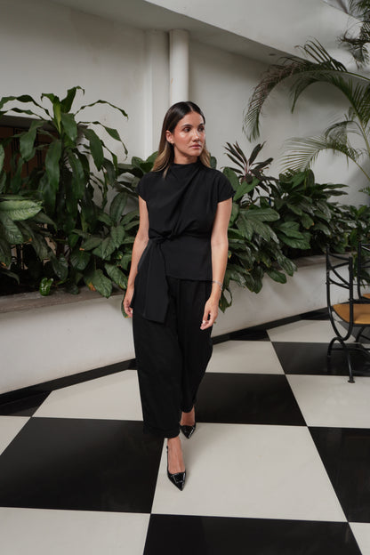 Blusa  alborada negra