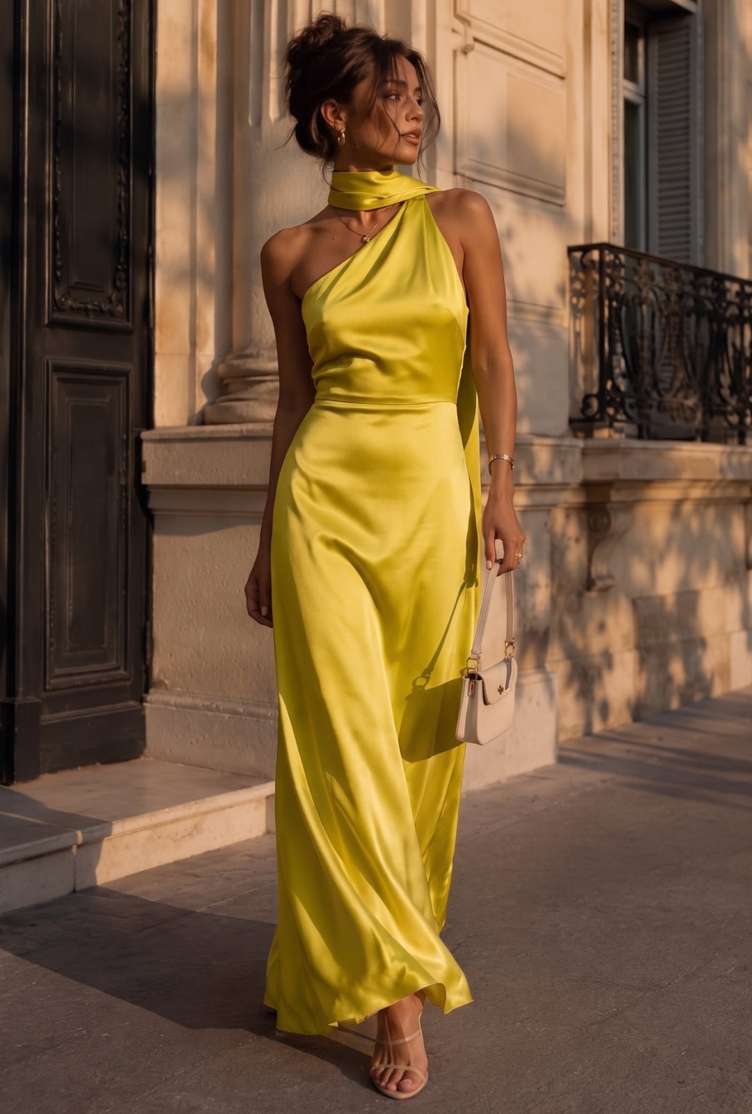 Vestido Bruma pistacho