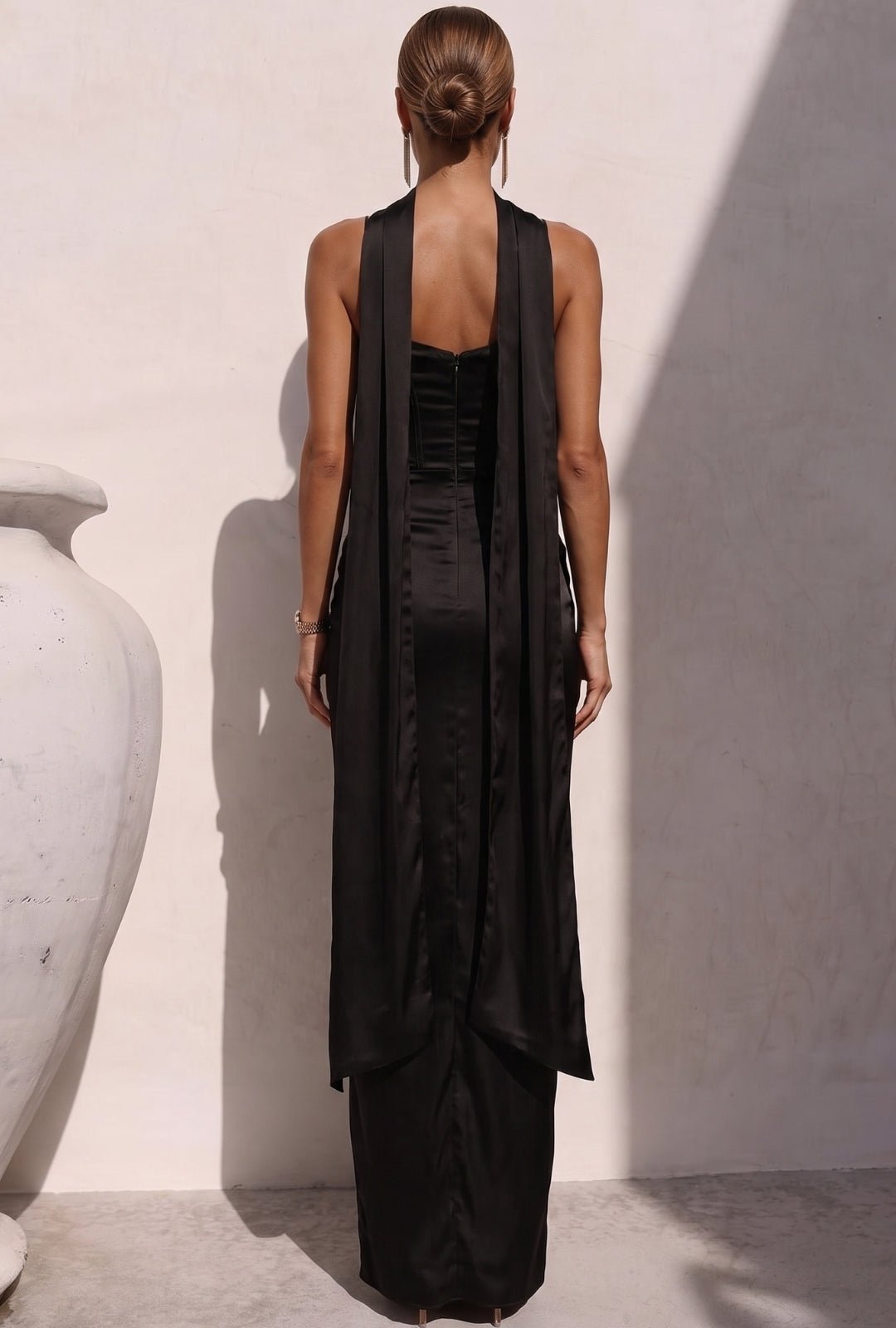 Vestido inversa negro