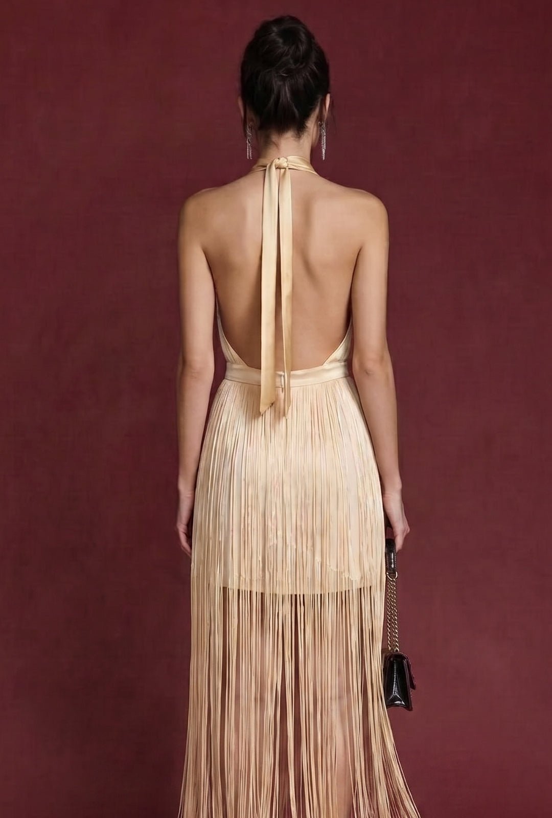 Vestido Lantana curuba pastel