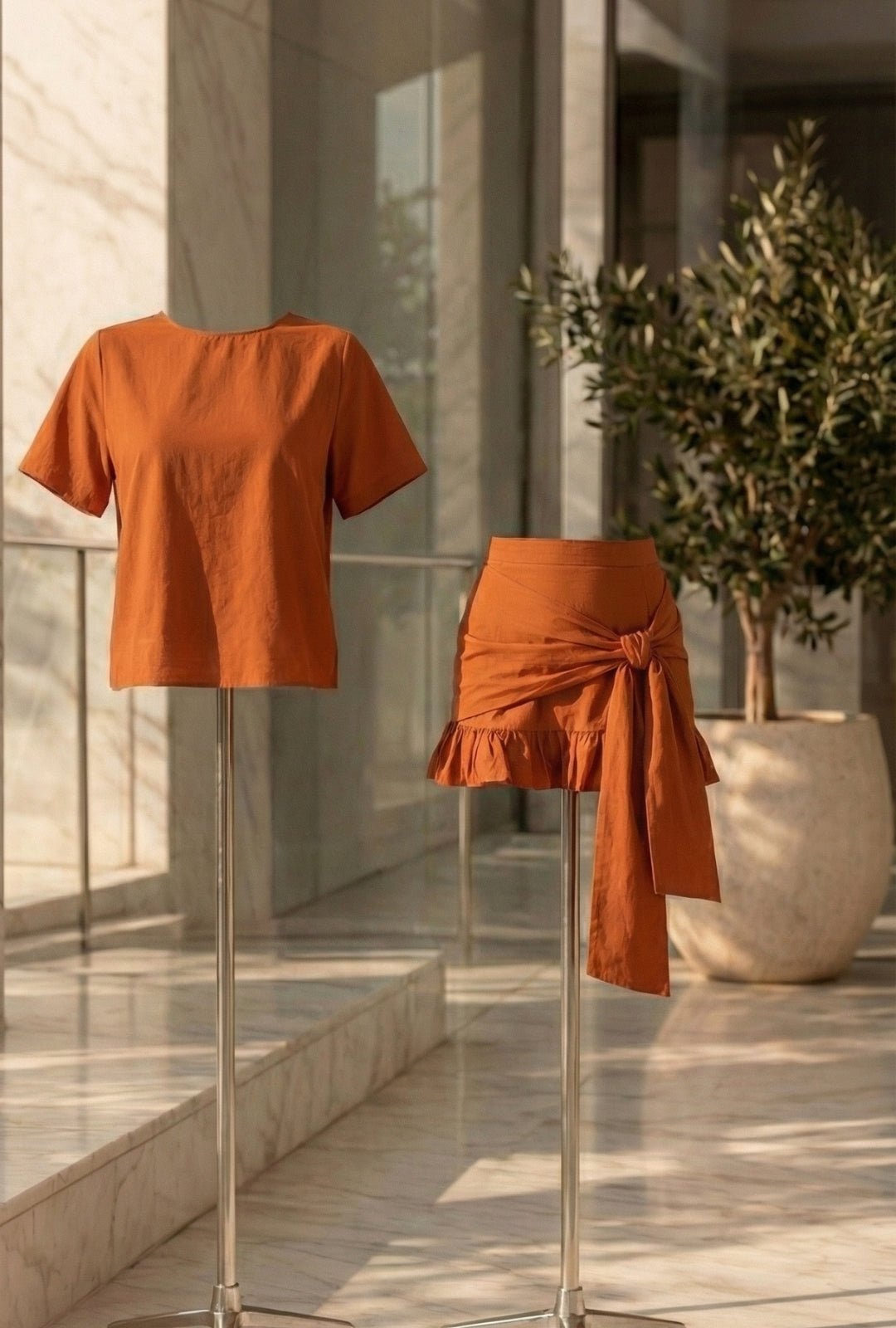 Set contraste naranja
