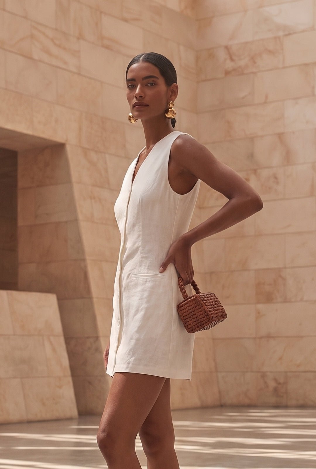 Vestido Halo blanco