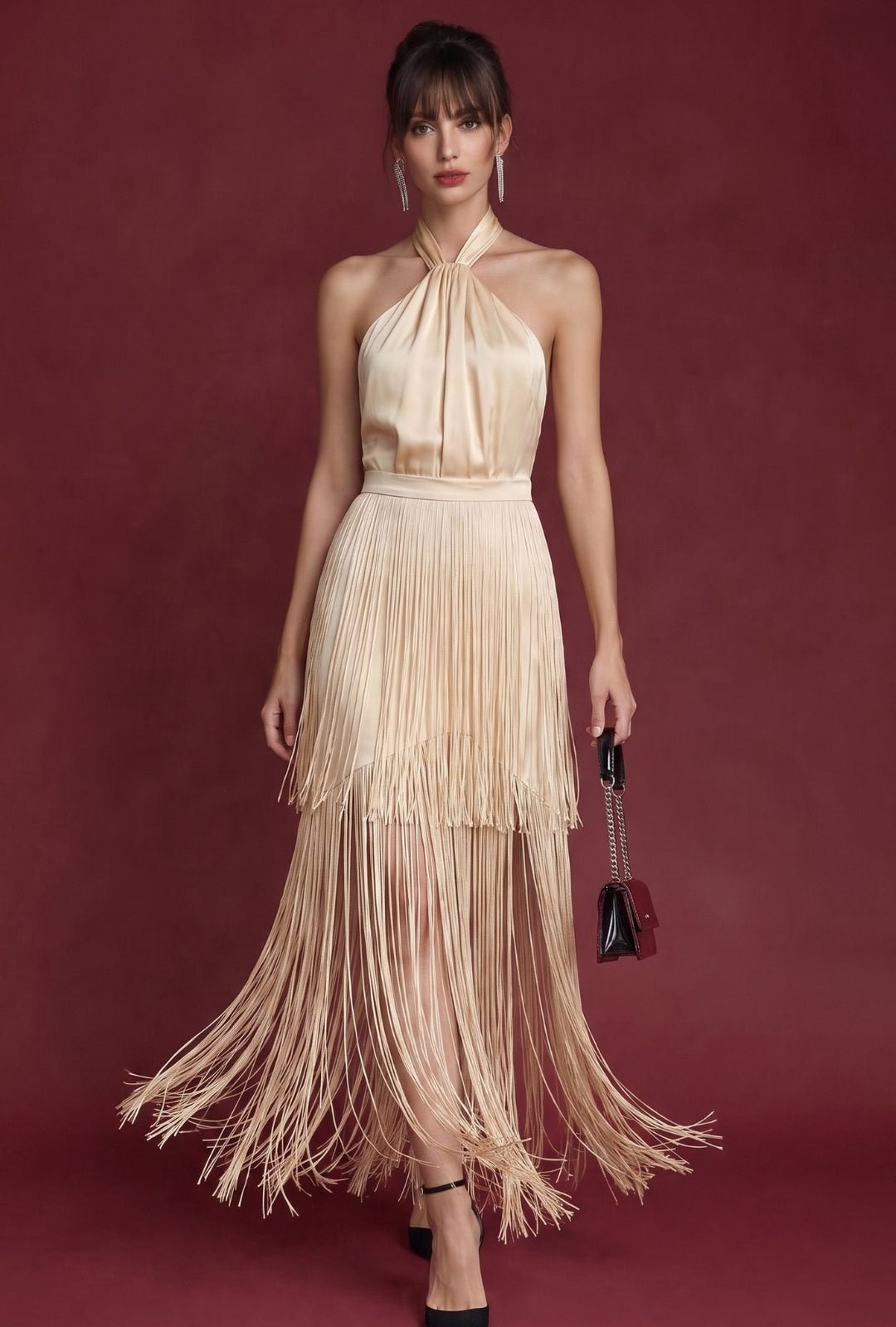 Vestido Lantana curuba pastel