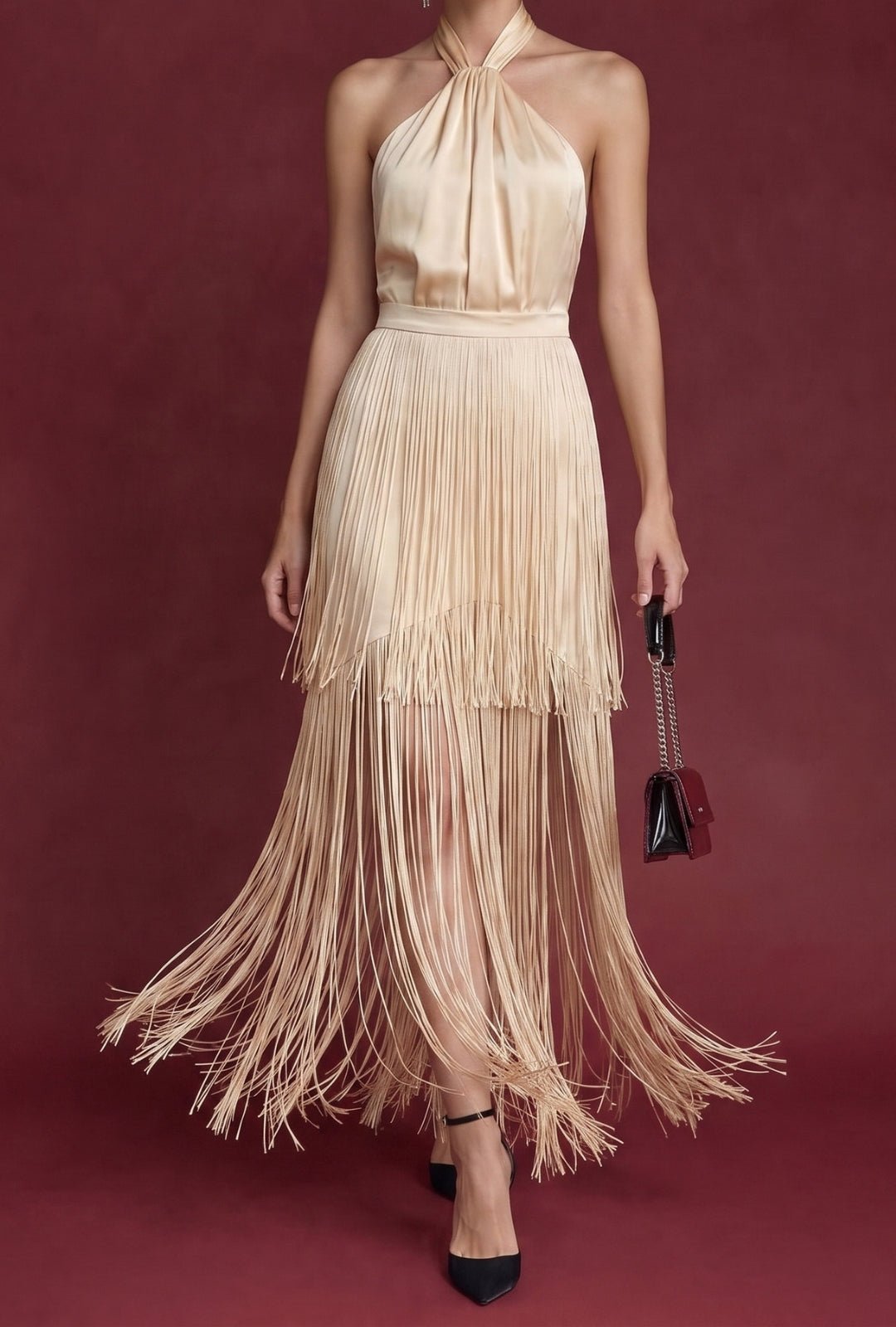 Vestido Lantana curuba pastel