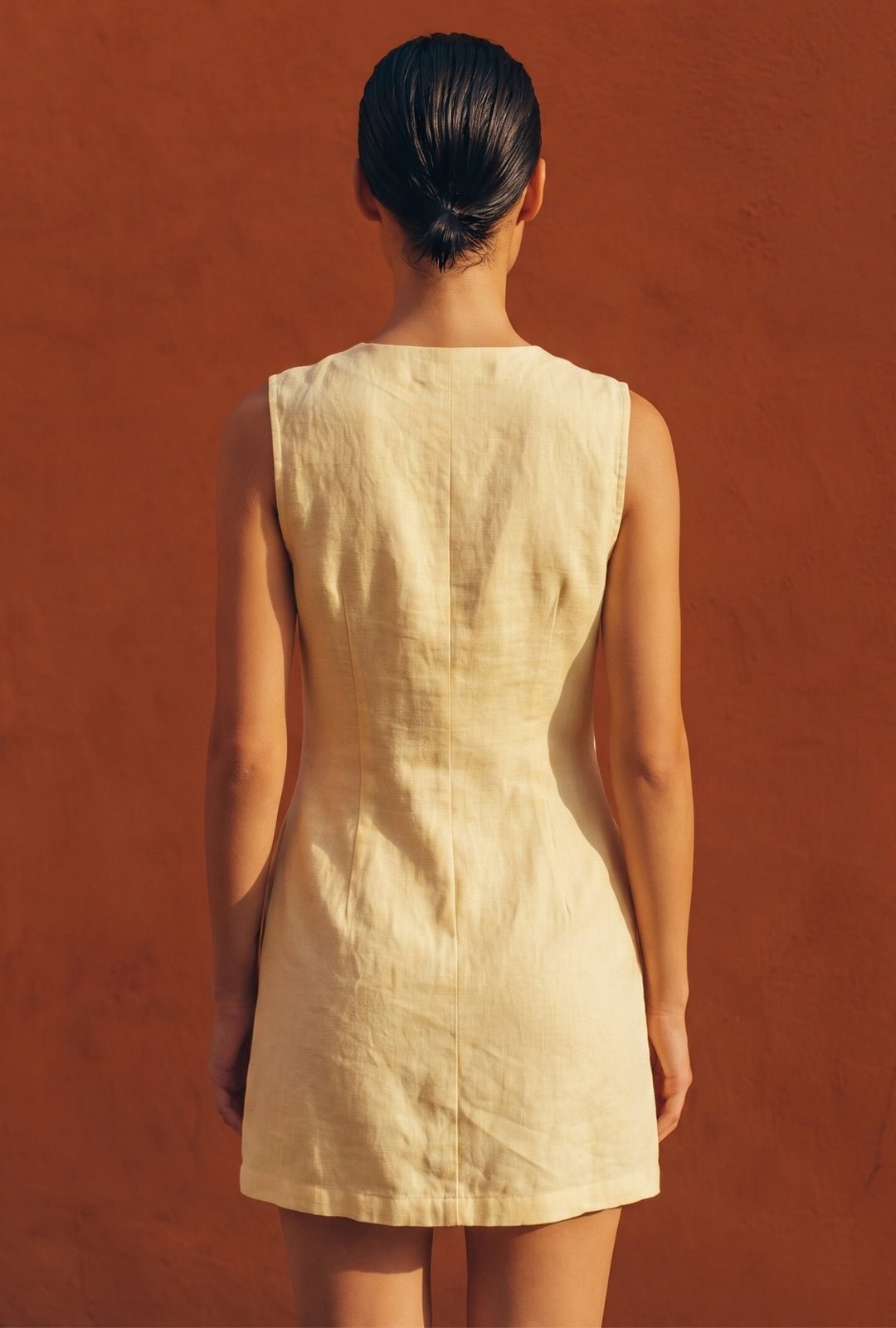 Vestido Halo mantequilla