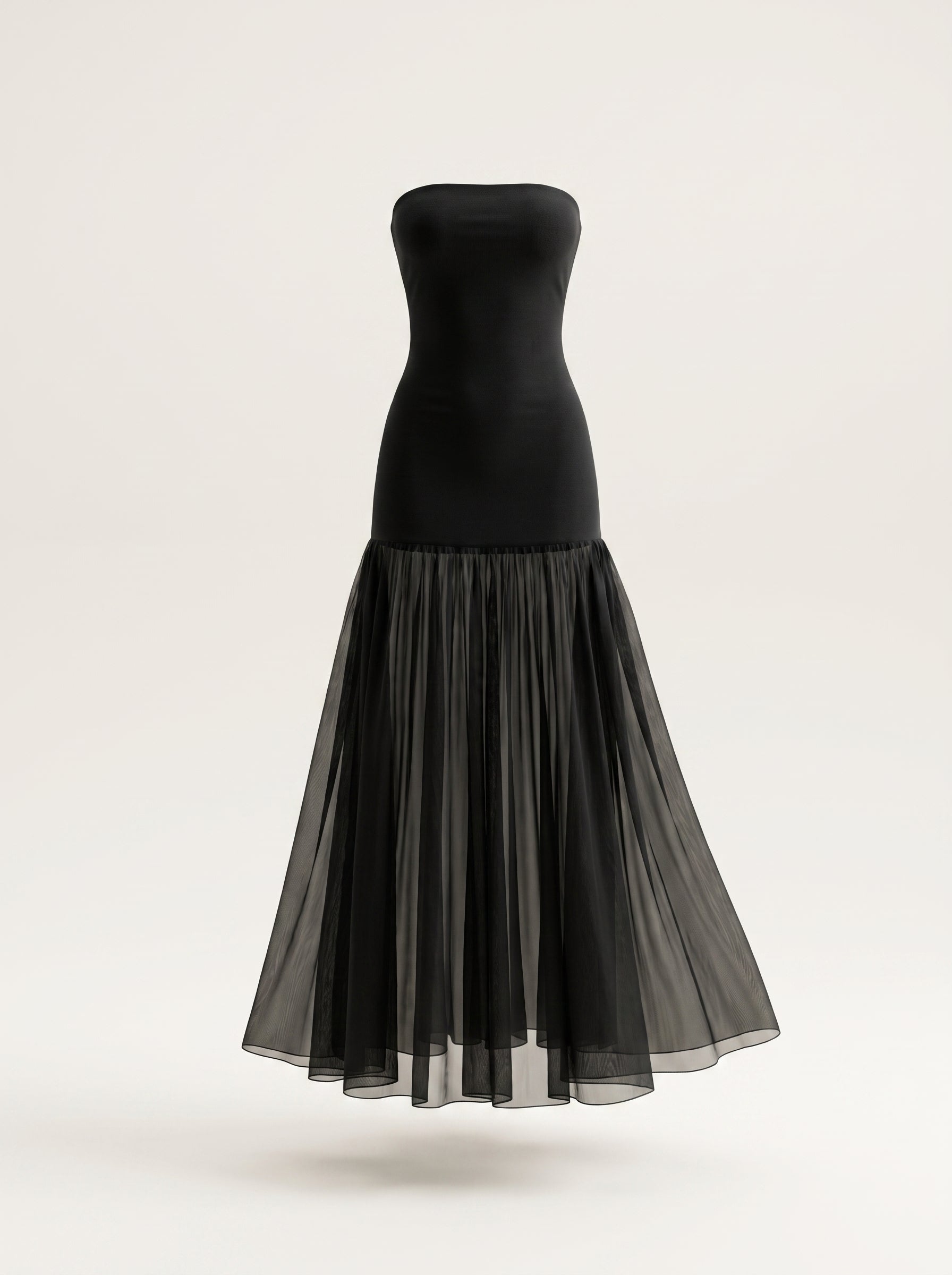 Vestido tulipán negro