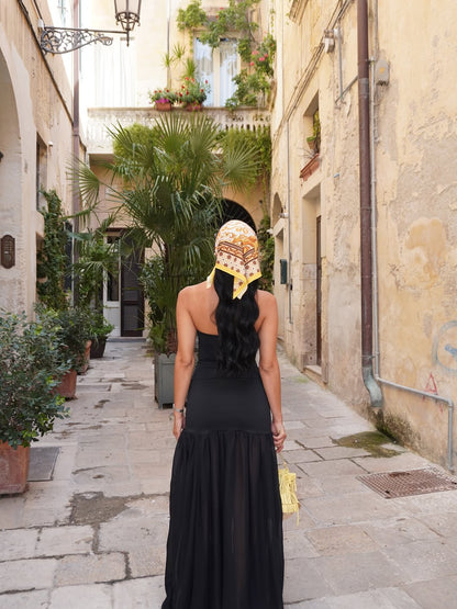 Vestido tulipán negro