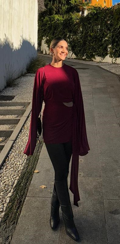 Vestido Malva