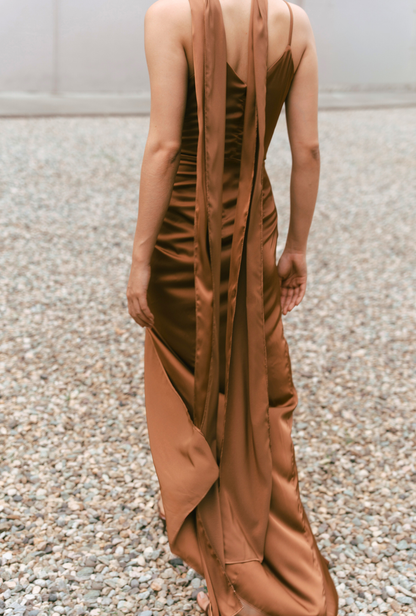 Vestido inversa cocoa