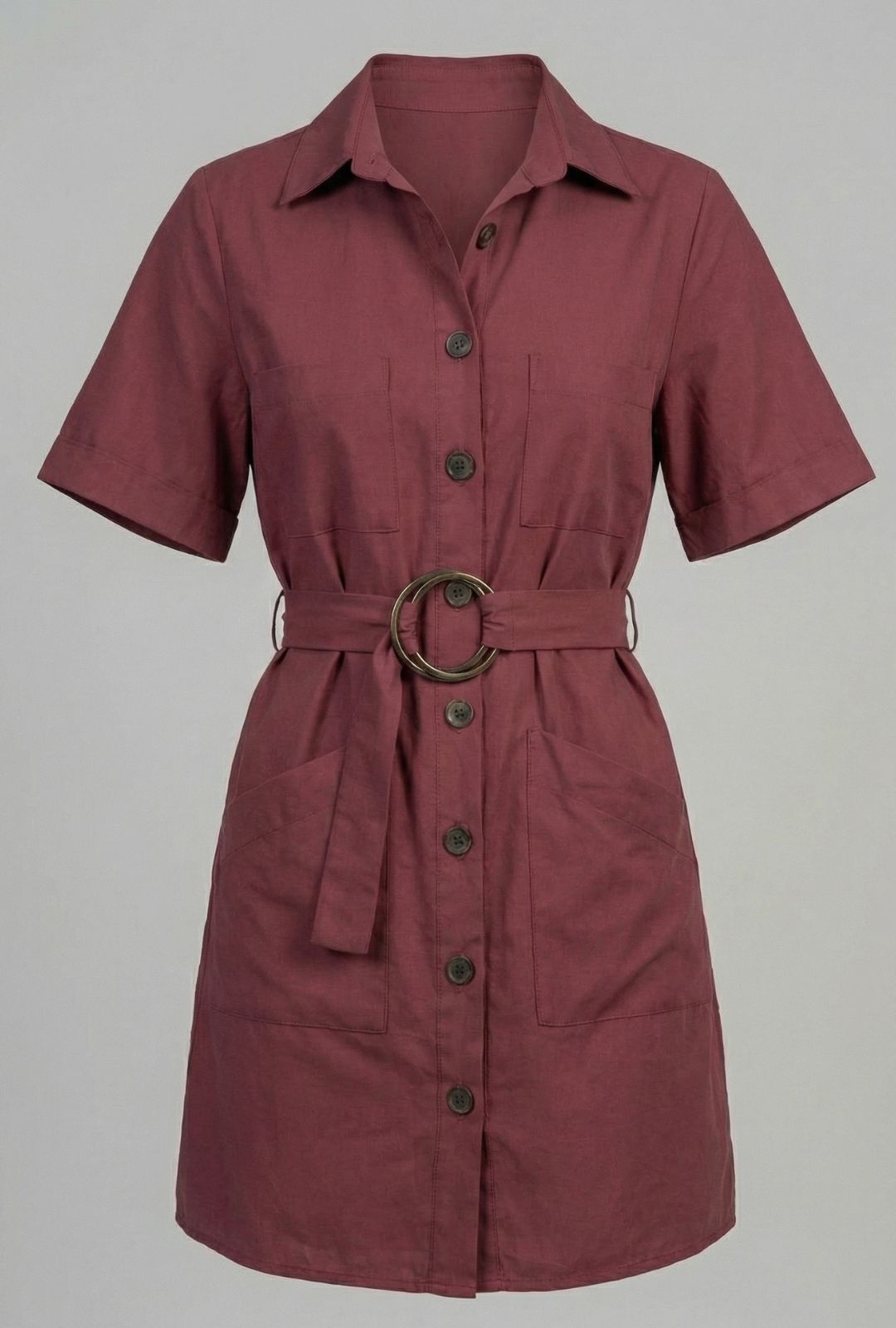 Vestido senda vinotinto